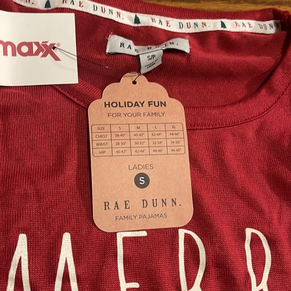 Matching Rae Dunn 2-piece christmas pajamas. Ladies, small. - Picture 6 of 6